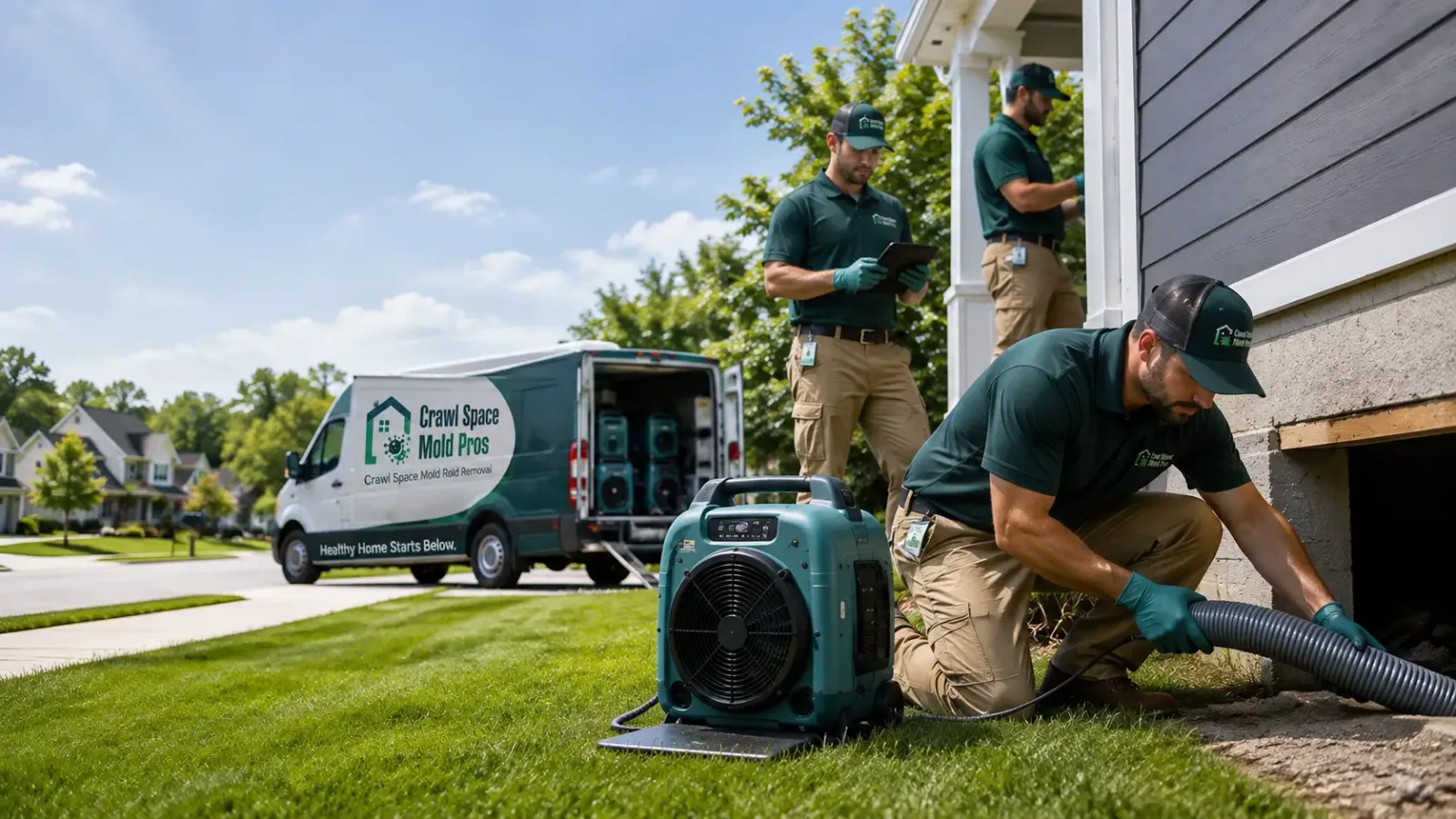 Crawl Space Mold Removal in Erskine, MN
